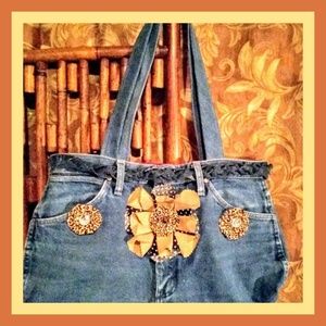 Wrangler Jeans Denim Bag "Wild Cheetah"